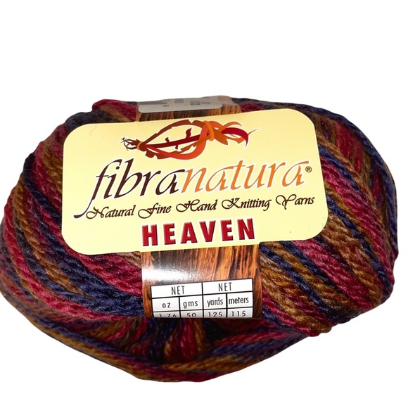 Fibra Natura Heaven Merino Wool Silk Worsted Yarn Flambé Pink Blue Yellow - Picture 2 of 12